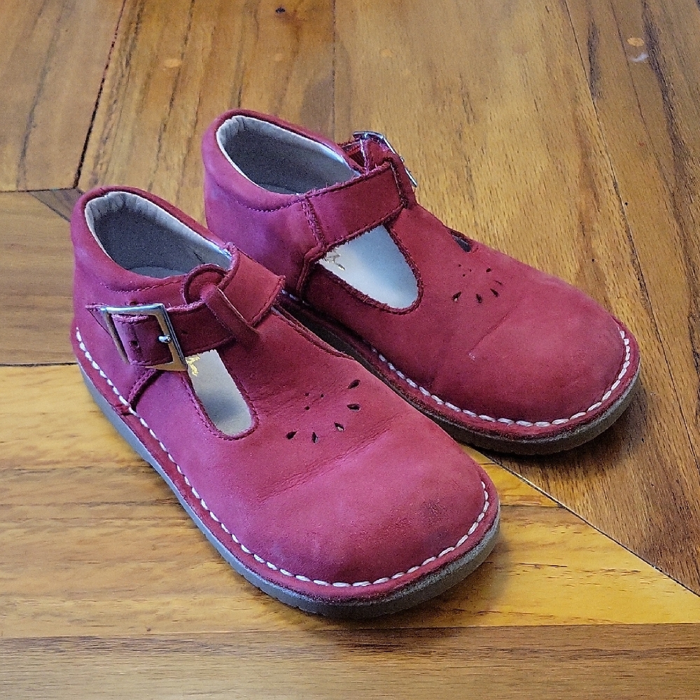 Willots Kids Valerie Red Buckle Mary Jane Shoes Size 10.5